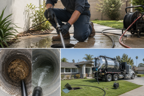 Septic Clog Repair Service Truck - Ventura County